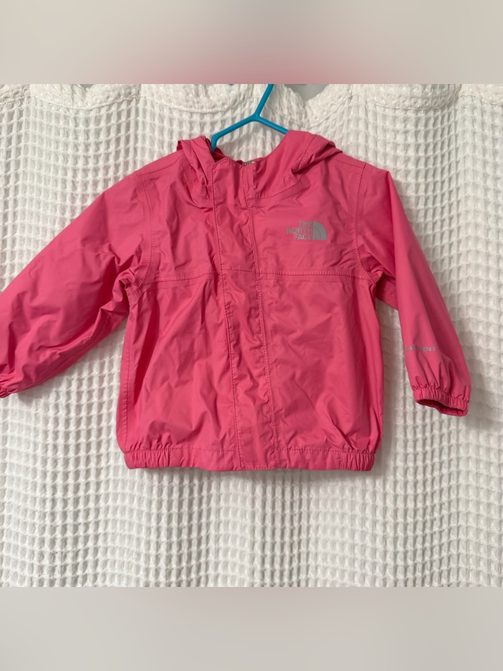 The North Face Kids Pink Hooded Rain Jacket